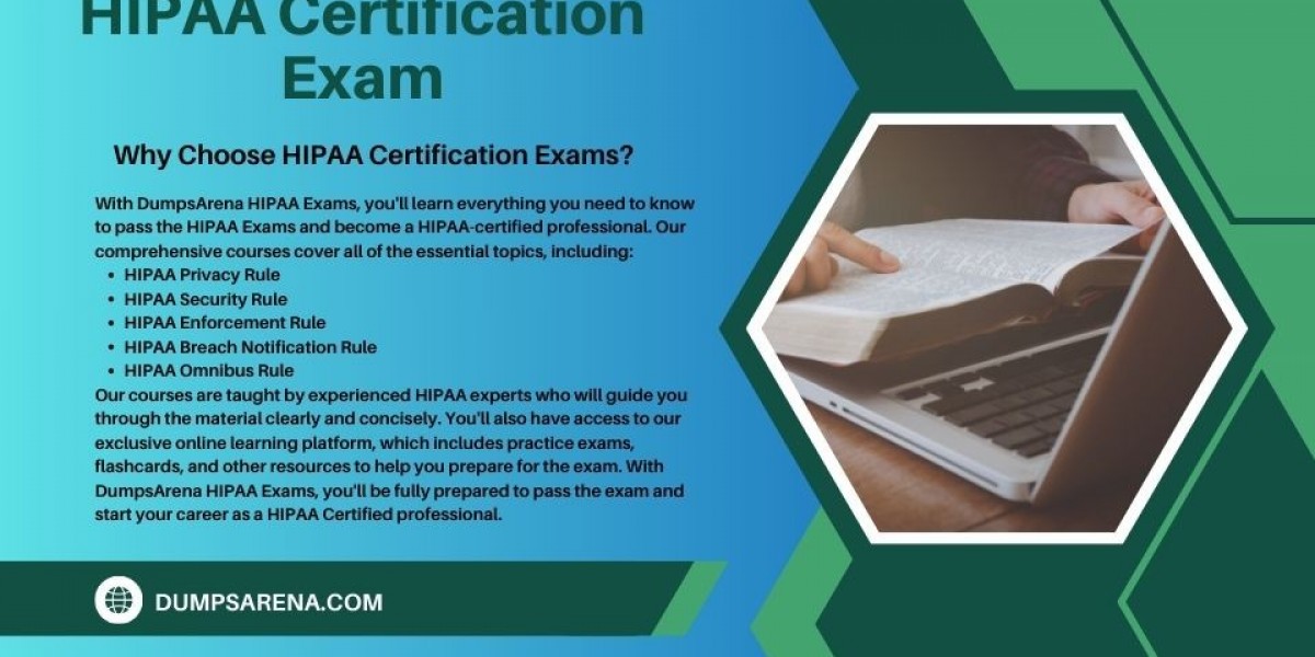 Pass HIPAA Exams Now with DumpsArena Expertise!